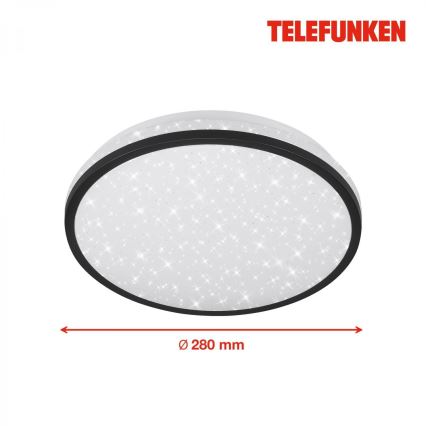 Telefunken 318305TF - Φωτιστικό οροφής μπάνιου LED με αισθητήρα LED/16W/230V IP44 διάμετρος 28 cm