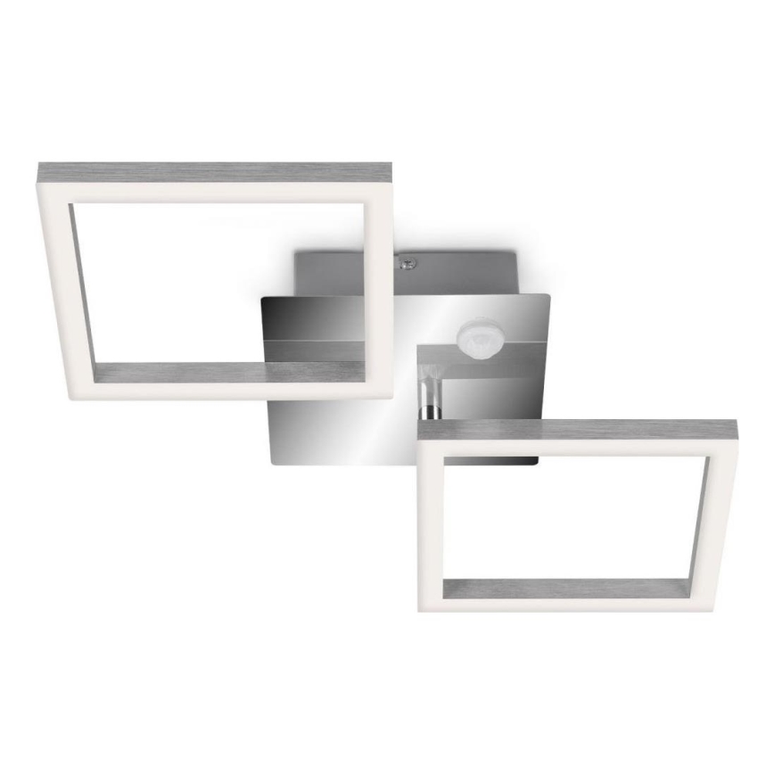 Telefunken 318508TF - Φωτιστικό οροφής LED με αισθητήρα FRAME LED/12W/230V 3000K ματ χρώμιο