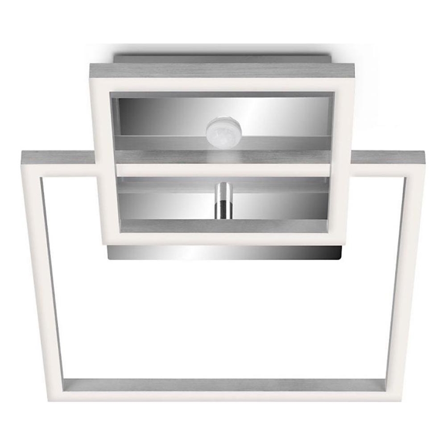 Telefunken 318608TF - Φωτιστικό οροφής LED με αισθητήρα FRAME LED/17W/230V 3000K ματ χρώμιο
