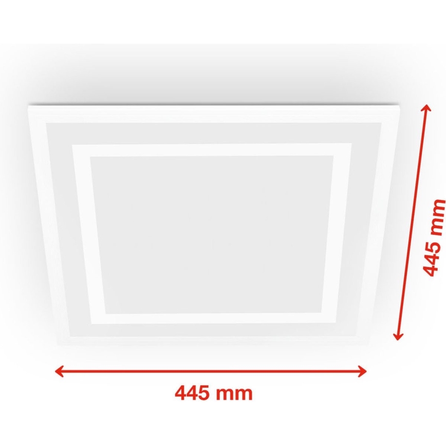 Telefunken 318806TF - LED RGBW Dimmable φωτιστικό οροφής LED/24W/230V 3000-6500K + τηλεχειριστήριο
