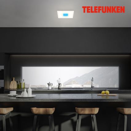 Telefunken 319006TF - LED RGBW Φωτιστικό dimming LED/16W/230V 2700-6500K + τηλεχειριστήριο