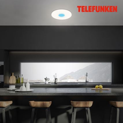 Telefunken 319306TF - LED RGBW Φωτιστικό dimming LED/22W/230V 2700-6500K + τηλεχειριστήριο