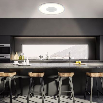 Telefunken 320104TF - LED RGBW ρυθμιζόμενο φωτιστικό οροφής LED/21W/230V 3000-6500K Ø 45 cm + τηλεχειριστήριο