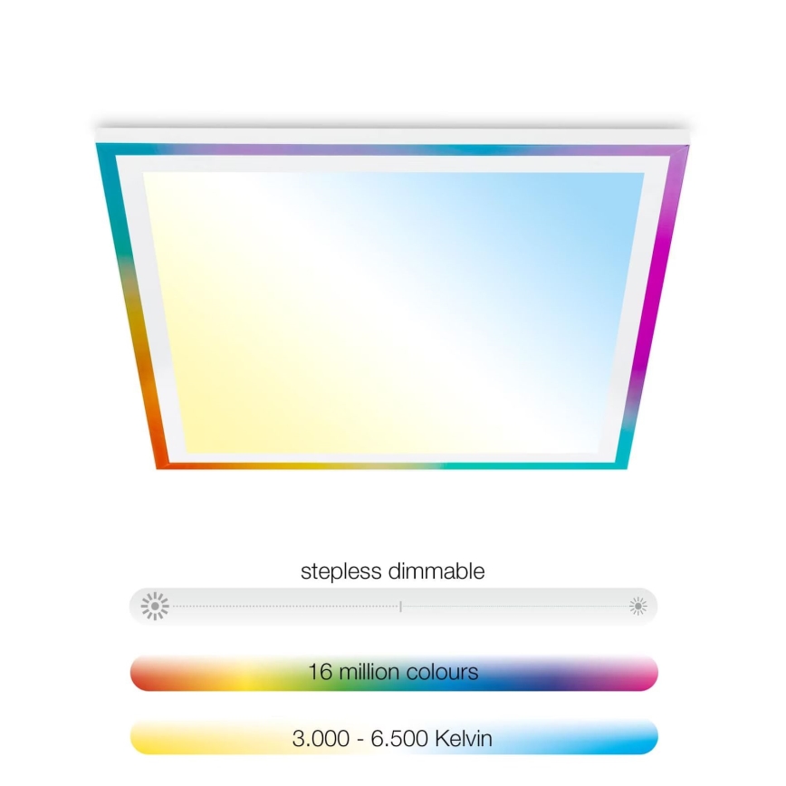 Telefunken 321206TF - LED RGBW Dimmable φωτιστικό οροφής LED/18W/230V 3000-6500K + τηλεχειριστήριο