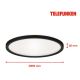 Telefunken 321605TF - Φωτιστικό οροφής μπάνιου LED LED/18W/230V IP44 διάμετρος 29 cm