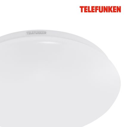 Telefunken 601206TF - Φωτιστικό οροφής μπάνιου LED με αισθητήρα LED/15W/230V IP44 διάμετρος 28 cm