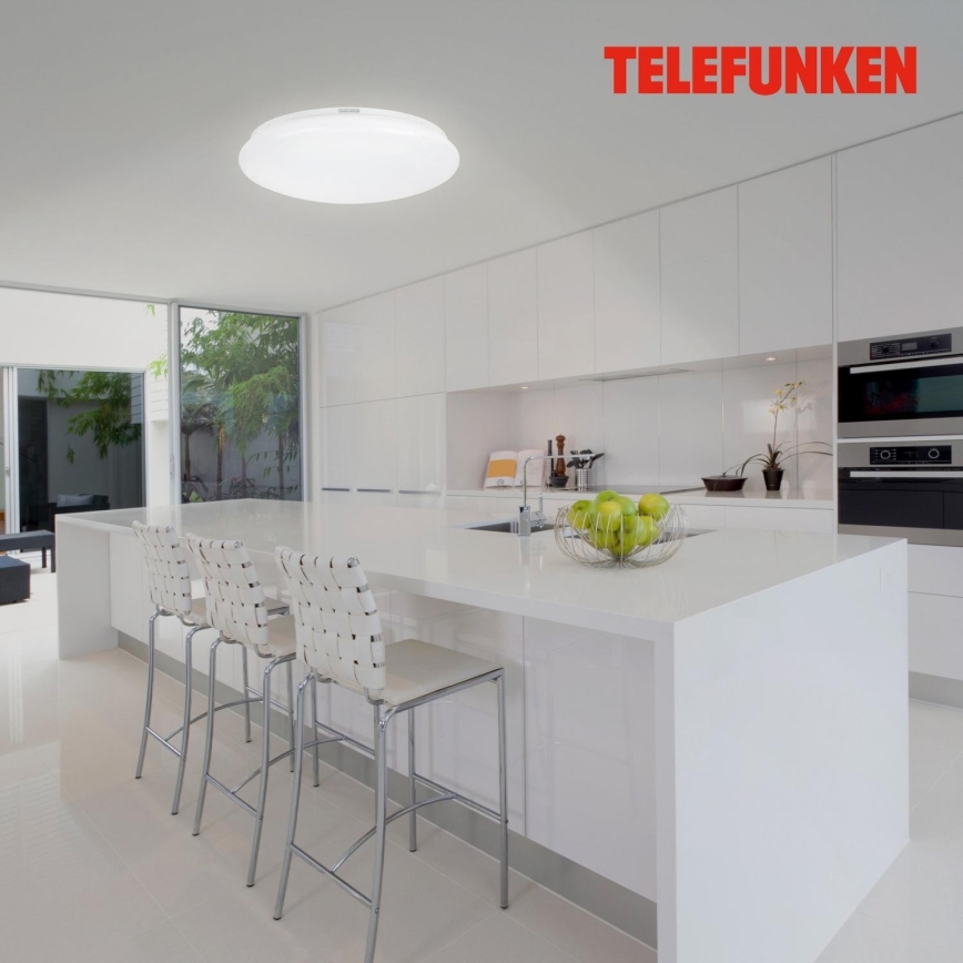Telefunken 601306TF - Φωτιστικό οροφής μπάνιου LED με αισθητήρα LED/20W/230V IP44 διάμετρος 40 cm
