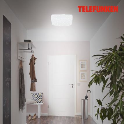 Telefunken 601906TF - Φωτιστικό οροφής LED με αισθητήρα LED/12W/230V 4000K