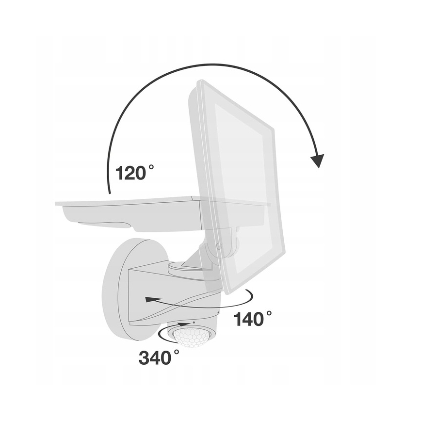 Telefunken - LED προβολέας με αισθητήρα κίνησης LED/20W/230V