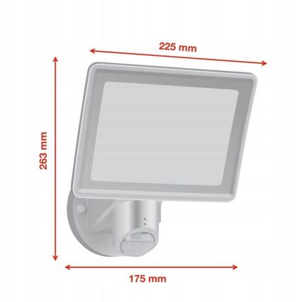 Telefunken - LED προβολέας με αισθητήρα κίνησης LED/20W/230V