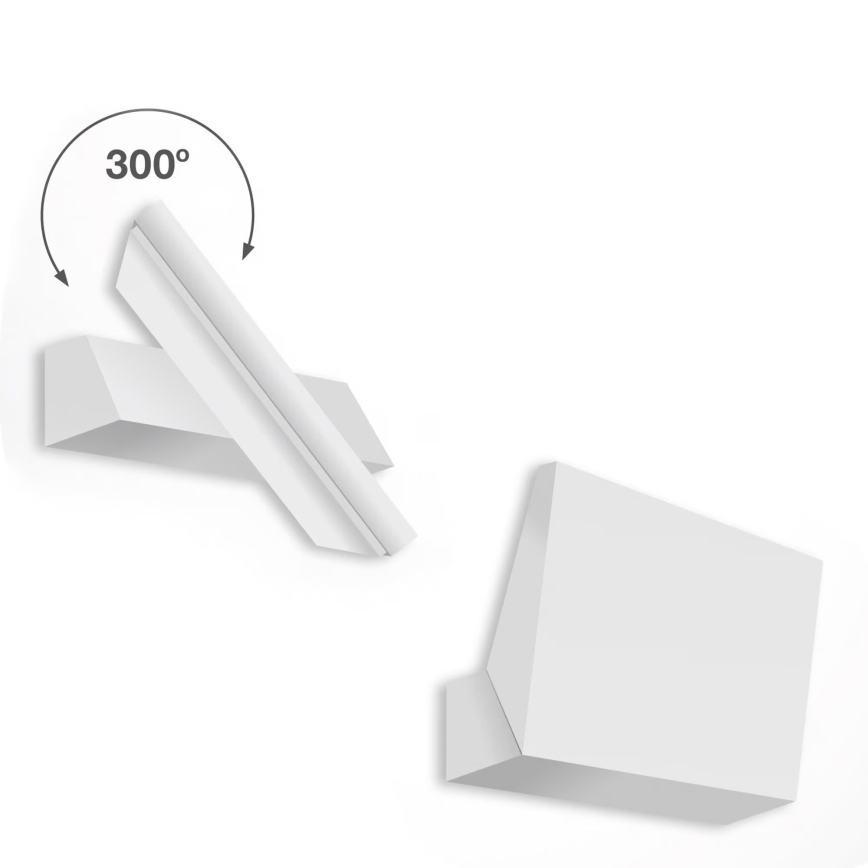 Telefunken - Επιτοίχιο φωτιστικό εξωτερικού χώρου LED/10W/230V IP44 λευκό