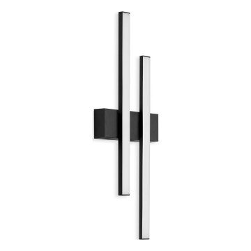 Telefunken - Εξωτερικό επιτοίχιο φωτιστικό LED 2xLED/4W/230V IP44 μαύρο