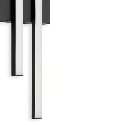 Telefunken - Εξωτερικό επιτοίχιο φωτιστικό LED 2xLED/4W/230V IP44 μαύρο