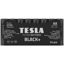 Tesla Batteries - 24 τμχ Αλκαλική μπαταρία AA BLACK+ 1,5V
