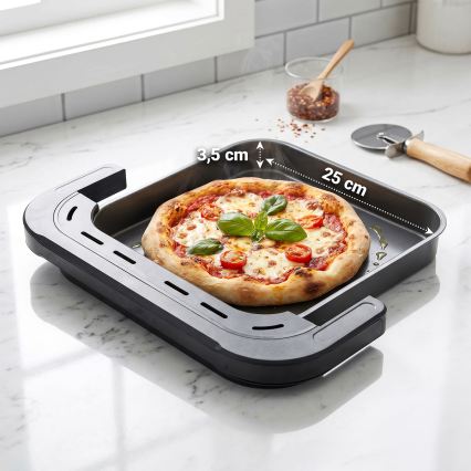 TESLA Electronics AirCook - Φριτέζα αέρος με τρεις ζώνες 14,5 l 2800W/230V μαύρη