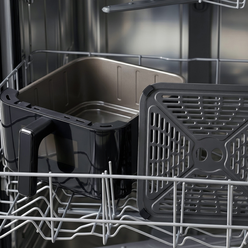 TESLA Electronics AirCook - Φριτέζα αέρος με τρεις ζώνες 14,5 l 2800W/230V μαύρη