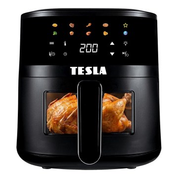 TESLA Electronics AirCook - Φριτέζα με ζεστό αέρα 4,4 l 1450W/230V μαύρη