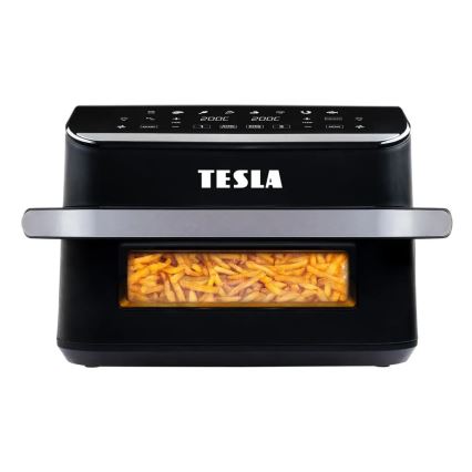 TESLA Electronics AirCook - Πολυλειτουργική διπλή ψηφιακή φριτέζα αέρος 10 λτ 2400W/230V