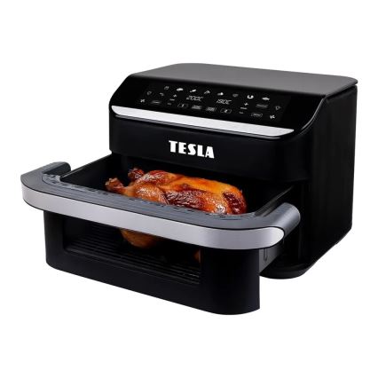 TESLA Electronics AirCook - Πολυλειτουργική διπλή ψηφιακή φριτέζα αέρος 10 λτ 2400W/230V