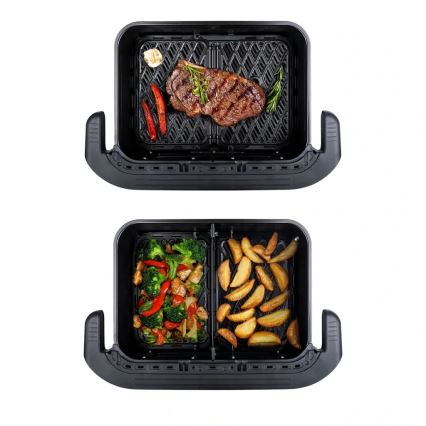 TESLA Electronics AirCook - Πολυλειτουργική διπλή ψηφιακή φριτέζα αέρος 10 λτ 2400W/230V