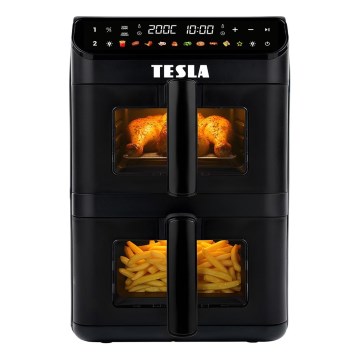 TESLA Electronics AirCook - Πολυλειτουργική ψηφιακή φριτέζα αέρα 11 l 2800W/230V μαύρη