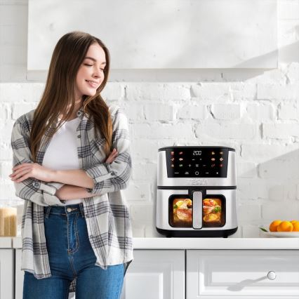 TESLA Electronics AirCook - Πολυλειτουργική ψηφιακή φριτέζα αέρος 7 l 1600W/230V