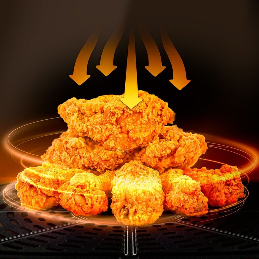 TESLA Electronics AirCook - Πολυλειτουργική ψηφιακή φριτέζα αέρος 7 l 1600W/230V