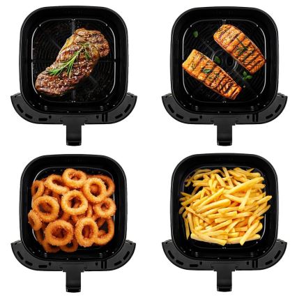 TESLA Electronics AirCook - Έξυπνος πολυλειτουργικός ψηφιακός φριτέζα αέρα 9 λτ 1700W/230V Wi-Fi