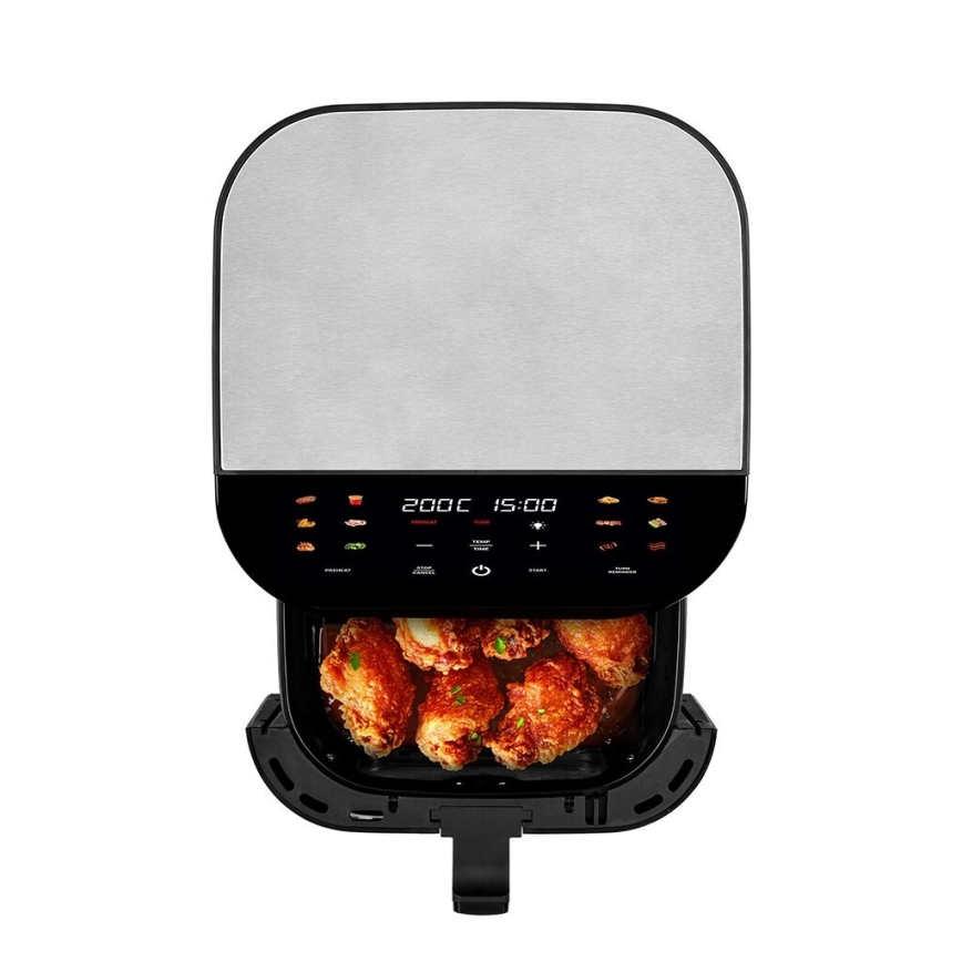 TESLA Electronics AirCook - Έξυπνος πολυλειτουργικός ψηφιακός φριτέζα αέρα 9 λτ 1700W/230V Wi-Fi