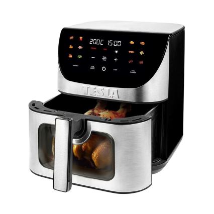 TESLA Electronics AirCook - Έξυπνος πολυλειτουργικός ψηφιακός φριτέζα αέρα 9 λτ 1700W/230V Wi-Fi
