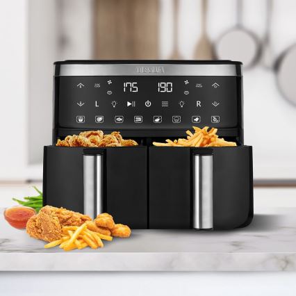 TESLA Electronics AirCook-Πολυλειτουργική διπλή ψηφιακή φριτέζα αέρος 7,6 l 2850W/230V