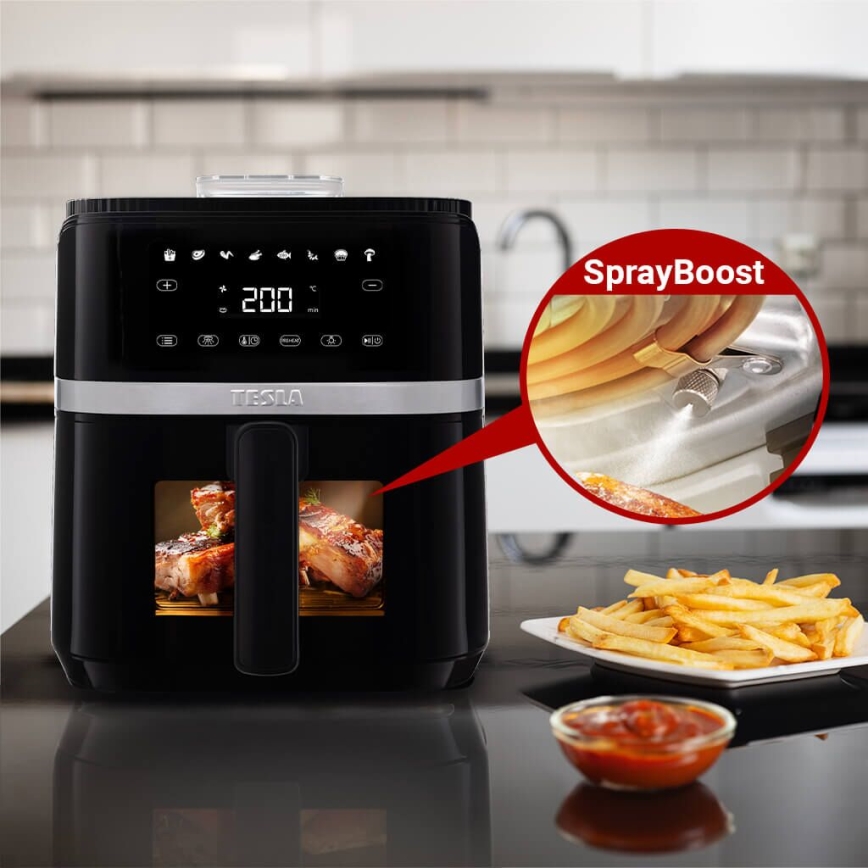 TESLA Electronics AirCook - Πολυλειτουργική ψηφιακή φριτέζα αέρος 5 l 1500W/230V
