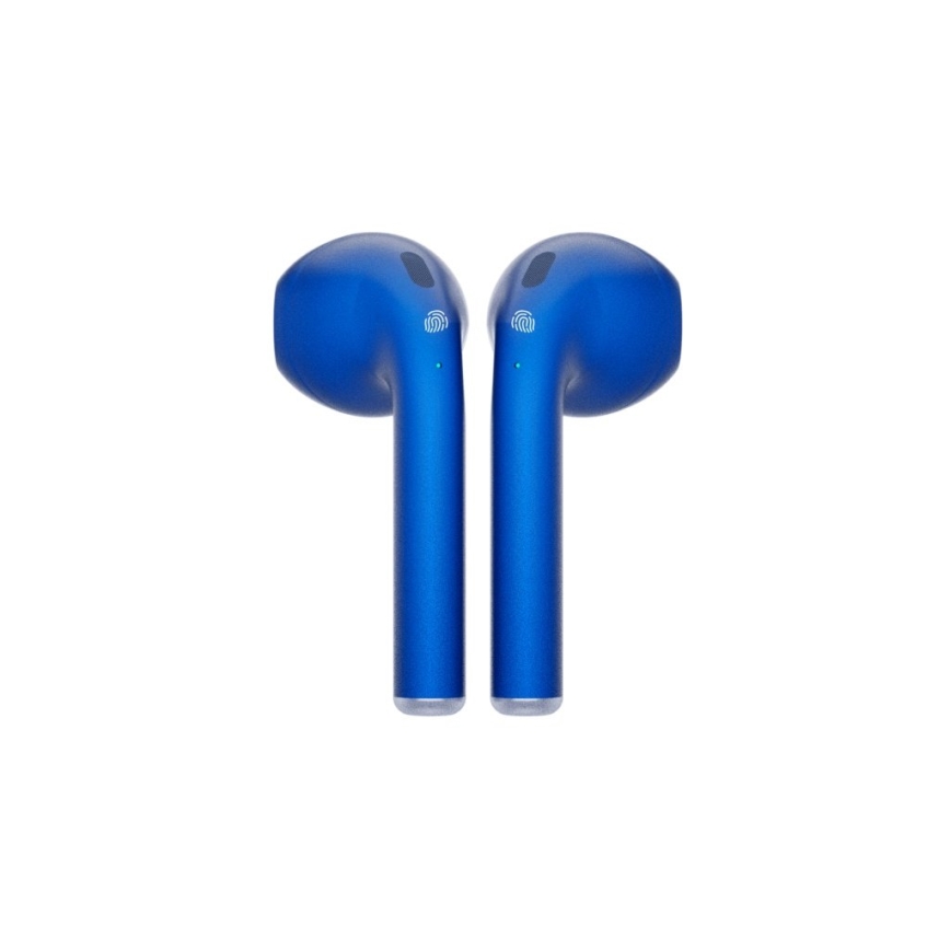 TESLA Electronics - Ασύρματα ακουστικά 300 mAh + 2x 25 mAh IPX4 μπλε