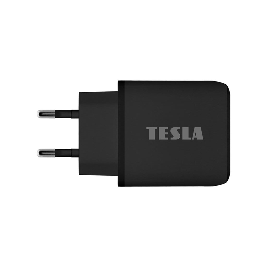 TESLA Electronics -  Αντάπτορας ταχείας φόρτισης Power Delivery 25W μαύρο