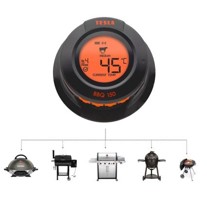 TESLA Electronics Cook - Ψηφιακό θερμόμετρο κρέατος με ανιχνευτή 0-400 °C 2xAA IP65