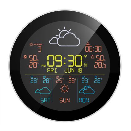 TESLA Electronics Device - Έξυπνος μετεωρολογικός σταθμός με αισθητήρα, μπαταρία 400 mAh, Wi-Fi Tuya, προστασία IP44