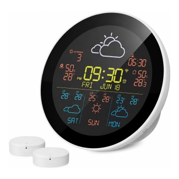 TESLA Electronics Device - Έξυπνος μετεωρολογικός σταθμός με αισθητήρα, μπαταρία 400 mAh, Wi-Fi Tuya, προστασία IP44