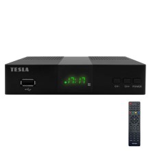 TESLA Electronics - DVB-T2 H.265 (HEVC) receiver 2xAAA + τηλεχειριστήριο