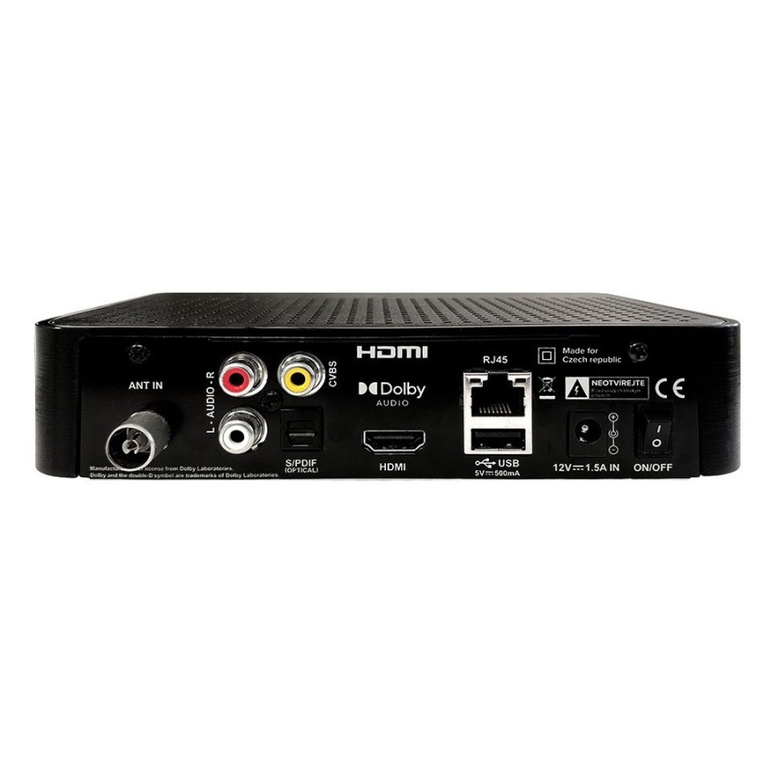 TESLA Electronics - DVB-T2 H.265 (HEVC) δέκτης με HbbTV 12V + τηλεχειριστήριο