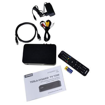 TESLA Electronics - DVB-T2 H.265 (HEVC) δέκτης με HbbTV 12V + τηλεχειριστήριο