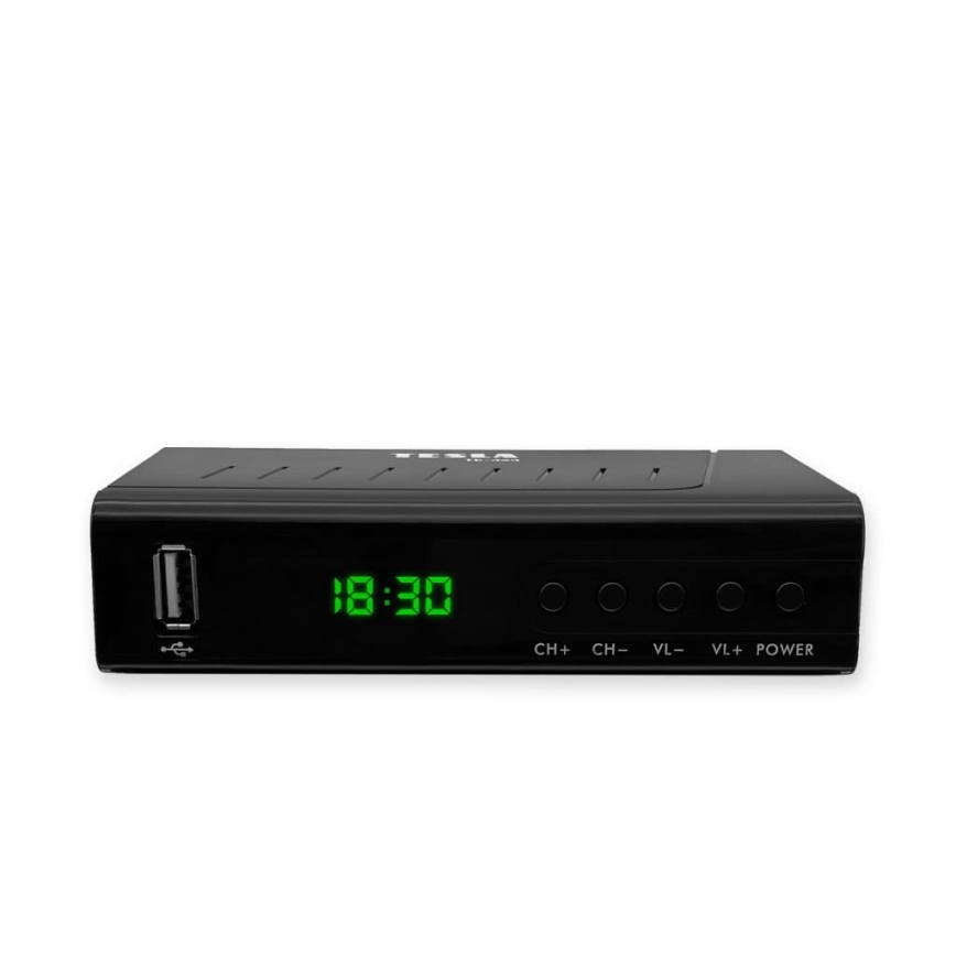TESLA Electronics - Δέκτης DVB-T2 H.265 (HEVC), HDMI-CEC, 2xAAA + τηλεχειριστήριο