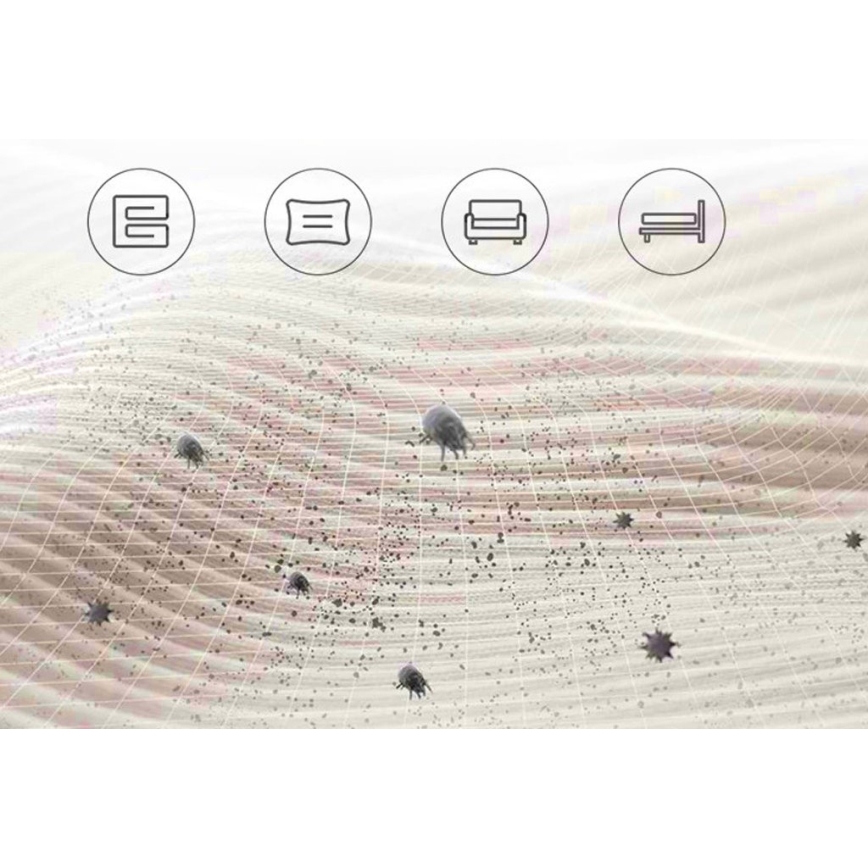 TESLA Electronics LifeStar - Ηλεκτρική σκούπα χειρός αντιβακτηριακή με λάμπα UV-C 3σε1 550W/230V