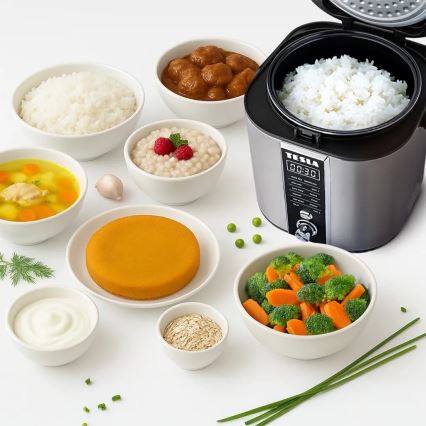 TESLA Electronics MultiCook - Πολυλειτουργική κουζινομηχανή ρυζιού 2,1 λτ 400W/230V