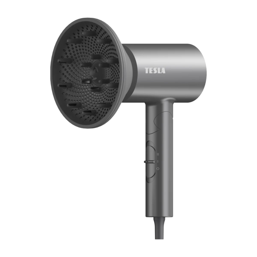 TESLA Electronics MyCare - Αναδιπλούμενο πιστολάκι μαλλιών 1800W/230V γκρι