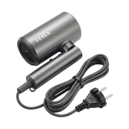 TESLA Electronics MyCare - Αναδιπλούμενο πιστολάκι μαλλιών 1800W/230V γκρι