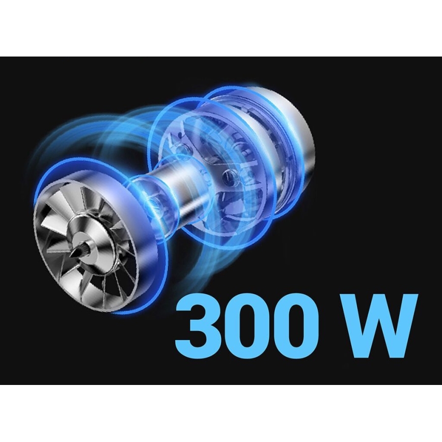 TESLA Electronics PureStar - Ευέλικτη ασύρματη σκούπα 3 σε 1 300W/2200 mAh μαύρο/μπλε