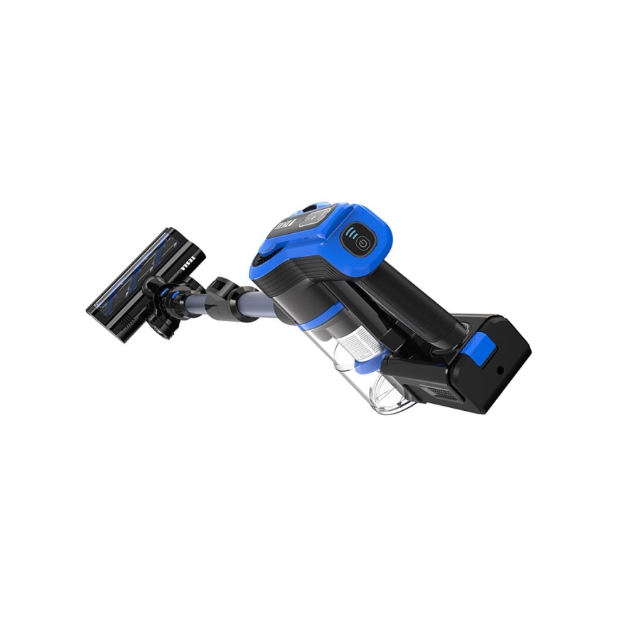 TESLA Electronics PureStar - Εύκαμπτο cordless stick vacuum cleaner 3σε1 300W/2200 mAh μαύρο/μπλε