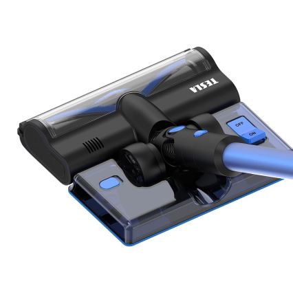 TESLA Electronics PureStar - Εύκαμπτο cordless stick vacuum cleaner 3σε1 300W/2200 mAh μαύρο/μπλε