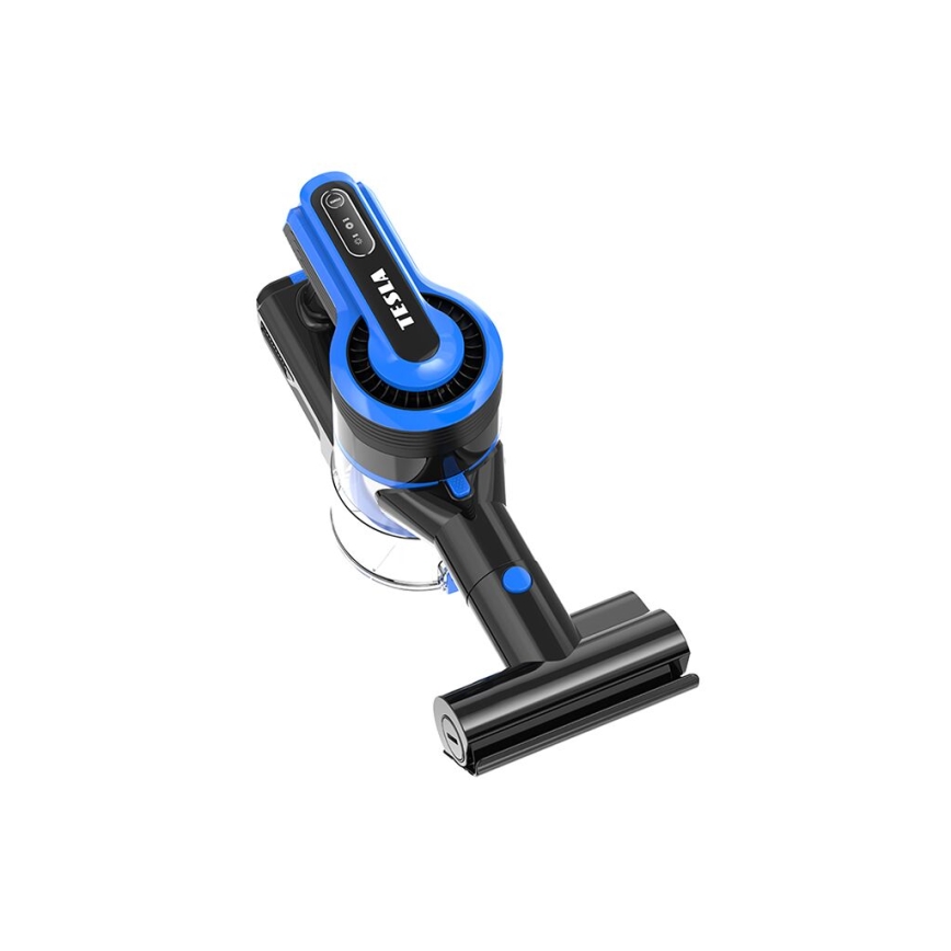 TESLA Electronics PureStar - Εύκαμπτο cordless stick vacuum cleaner 3σε1 300W/2200 mAh μαύρο/μπλε