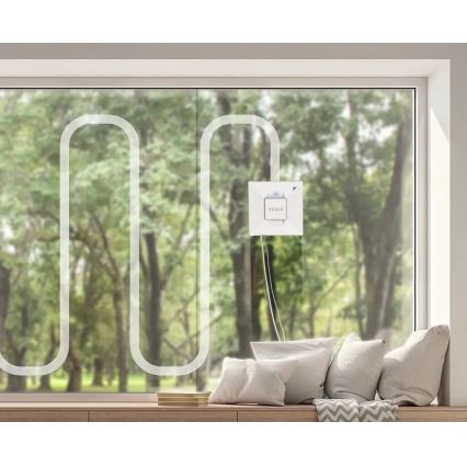 TESLA Electronics RoboStar - Έξυπνος καθαριστής παραθύρων με ψεκασμό νερού 72W/230V/650 mAh Wi-Fi + τηλεχειριστήριο